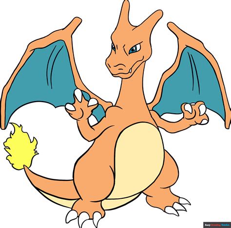 How To Draw Charizard .